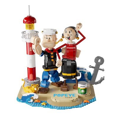 Popeye und Olivia Leuchtturm 86401